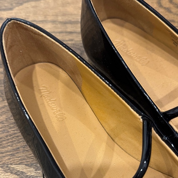 Madewell Black Patent Leather Flats - Picture 2 of 5